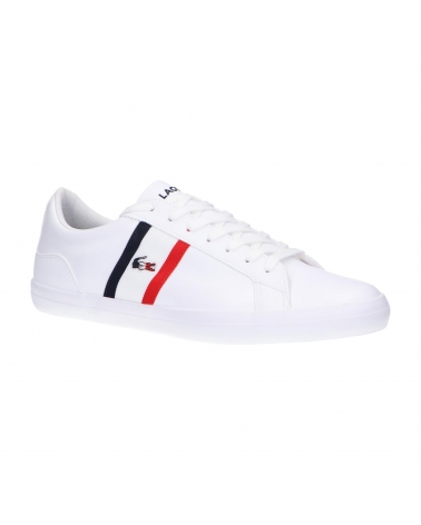 Zapatillas deporte LACOSTE  de Hombre 39CMA0044 LEROND TRI1 CMA  407 WHT-NVY-RED