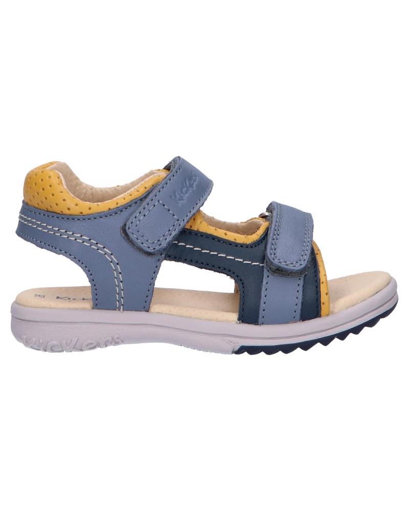 Sandalias KICKERS  de Niño 349497-30 PLATINO  51 BLEU CLAIR