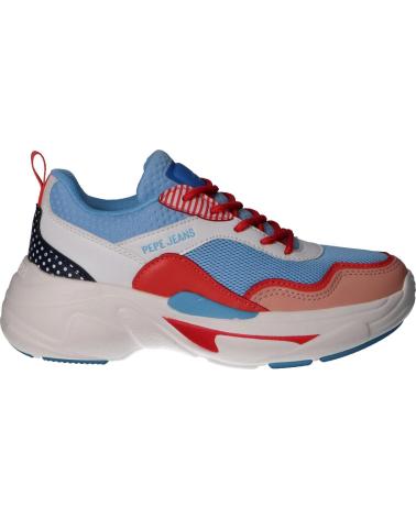 Scarpe sport per Bambina PEPE JEANS PGS30447 SINYU GRAPHIC 522 HORIZON BLUE