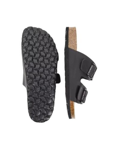 Sandalias de Mujer y Niño ABBACINO 40040-30 PIEL NEGRA NEGRO