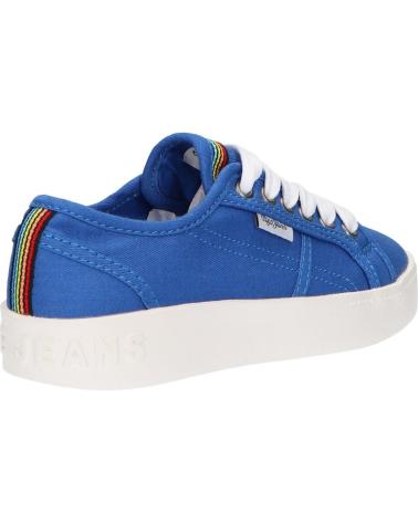 Sneaker für Mädchen und Junge PEPE JEANS PGS30448 BRIXTON CANVAS 539 LAGOON