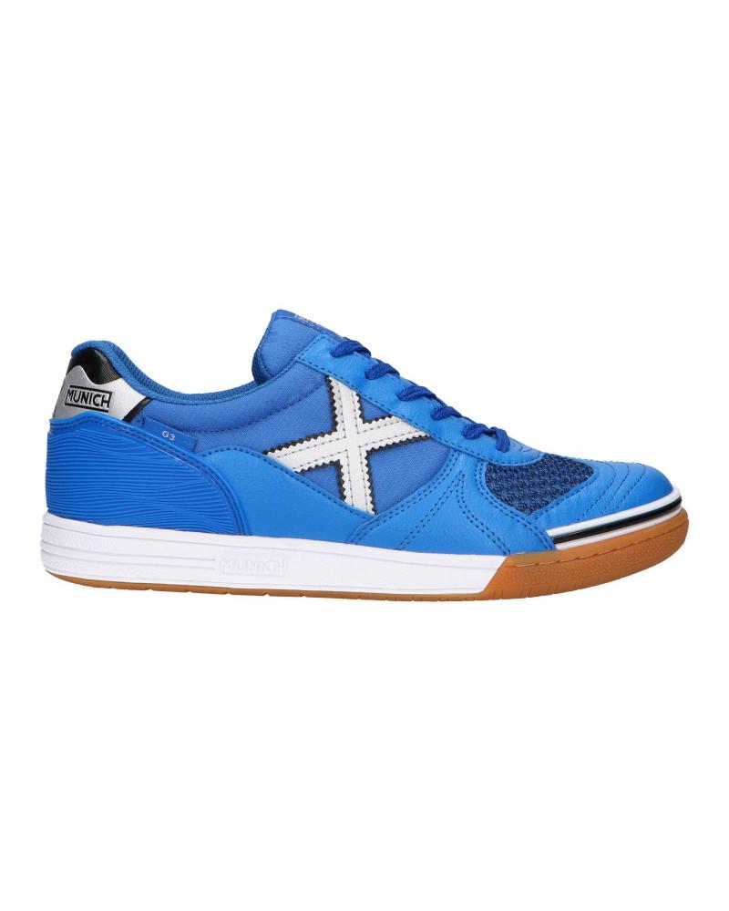 MUNICH G-3 INDOOR 136 3111136 HALLENFUSSBALLSCHUHE BLAU AZUL