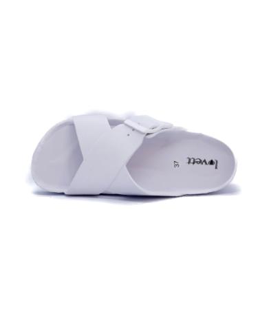 Chanclas de Mujer KELARA KELARA - CHANCLA TIRAS CRUZADAS BLANCA