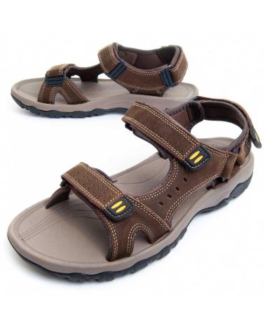 Sandali PURAPIEL  per Uomo CALIFORN  BROWN