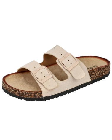 Woman Sandals L&R SHOES TF28 SANDALIAS PLANAS MUJER BEIG