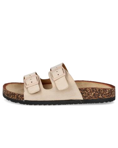Woman Sandals L&R SHOES TF28 SANDALIAS PLANAS MUJER BEIG