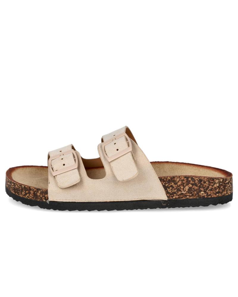 Woman Sandals L&R SHOES TF28 SANDALIAS PLANAS MUJER BEIG