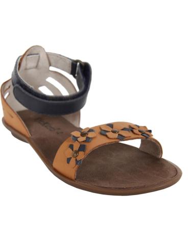 Sandalias de Niña KICKERS 414440-30 ZONZA CAMEL MARINE