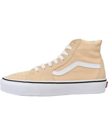 Woman and Man and girl Mid boots VANS OFF THE WALL SK8-HI TAPERED  NUDE