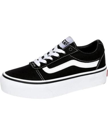 Deportivas VANS OFF THE WALL  de Mujer y Niña y Niño VANS WARD PLATAFORMA  NEGRO