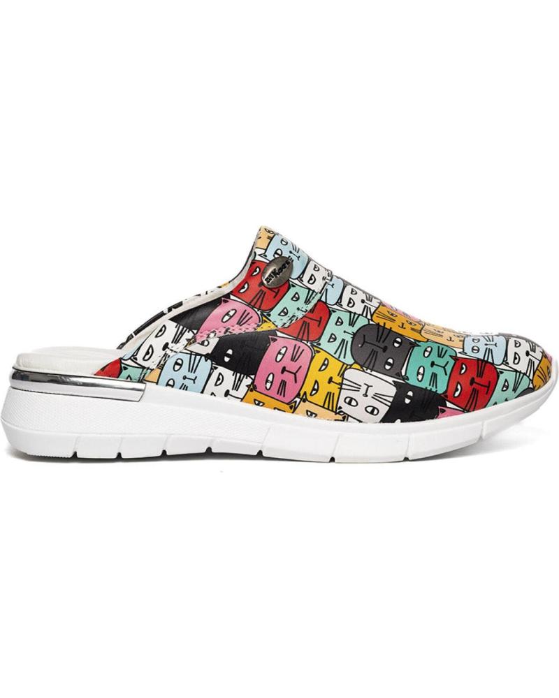 Zuecos De Mujer ZUEKOOS ZUECO CATS CONFORT FLEX MULTICOLOR