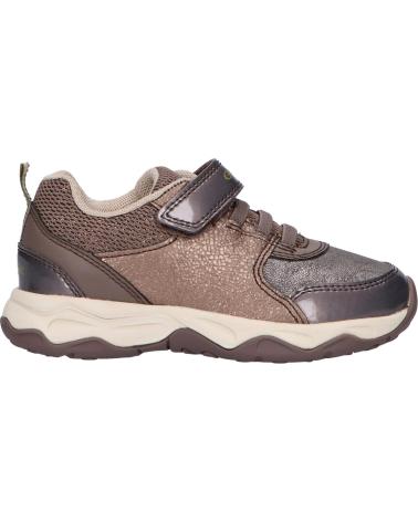 Sportschuhe für Mädchen GEOX J04CMB 0PVEW J CALCO C9006 SMOKE