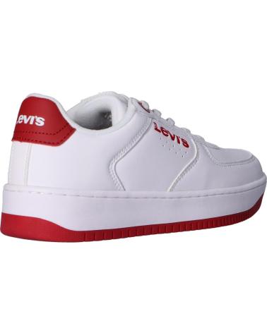 girl and boy Zapatillas deporte LEVIS VUNI0020S NEW UNION 0079 WHITE RED
