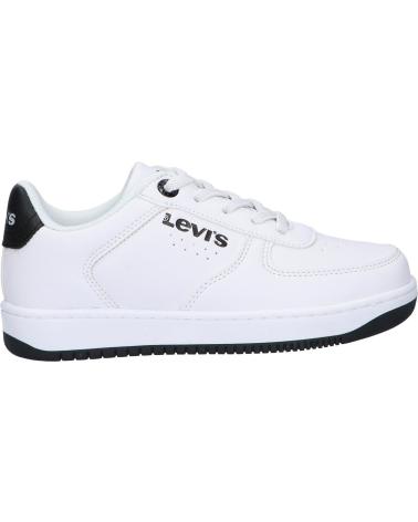 Sapatos Desportivos LEVIS  de Menina e Menino VUNI0020S NEW UNION  2706 WHITE BLACK BLACK