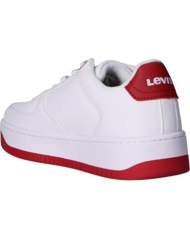 girl and boy Zapatillas deporte LEVIS VUNI0020S NEW UNION 0079 WHITE RED
