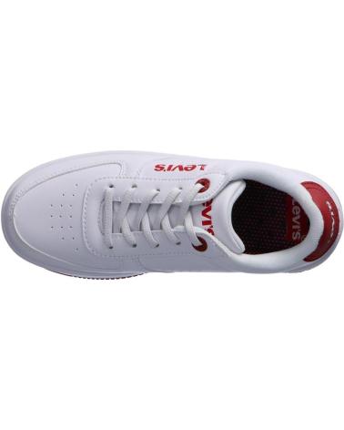 girl and boy Zapatillas deporte LEVIS VUNI0020S NEW UNION 0079 WHITE RED