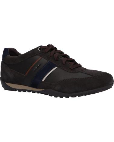 Man shoes GEOX U52T5C 022ME U WELLS C6024 DK COFFEE 