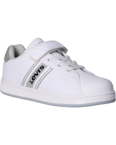 Sportschuhe für Mädchen LEVIS VADS0040S BRANDON 0081 WHITE-SILVER