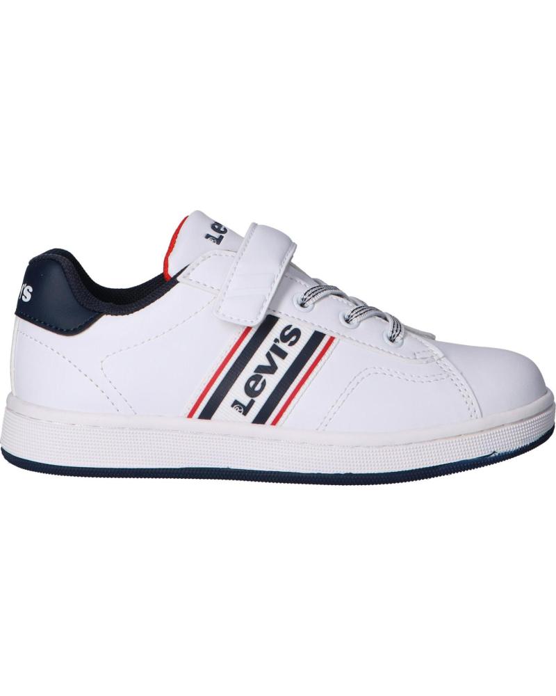 Zapatillas deporte LEVIS  de Niña VADS0040S BRANDON  0061 WHITE