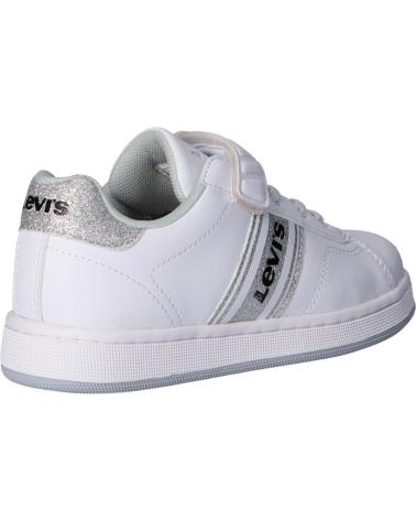 Sportschuhe für Mädchen LEVIS VADS0040S BRANDON 0081 WHITE-SILVER