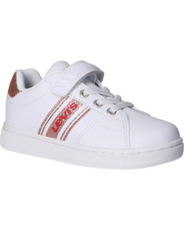 Sportschuhe für Mädchen LEVIS VADS0042S BRANDON MINI 2900 WHITE ROSE