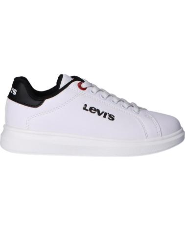 Sapatos Desportivos LEVIS  de Menina e Menino VELL0020S ELLIS  0062 WHITE BLACK