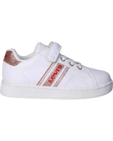 Sportschuhe für Mädchen LEVIS VADS0042S BRANDON MINI 2900 WHITE ROSE
