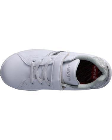 Sportschuhe für Mädchen LEVIS VADS0040S BRANDON 0081 WHITE-SILVER