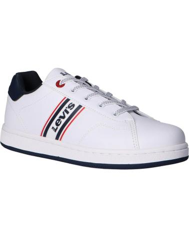 Zapatillas deporte de Niña y Niño LEVIS VADS0041S BRANDON LACE 0061 WHITE