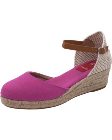 Sandalias de Mujer  SANDALIAS DE ESPARTO-YUTE ALPARGATA 3 C ROSA