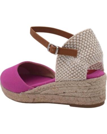 Sandalias de Mujer  SANDALIAS DE ESPARTO-YUTE ALPARGATA 3 C ROSA