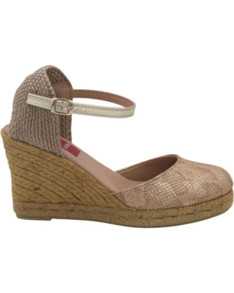 Sandalias de Mujer  SANDALIAS DE ESPARTO-YUTE 7 CUERDAS CUN METáLICO