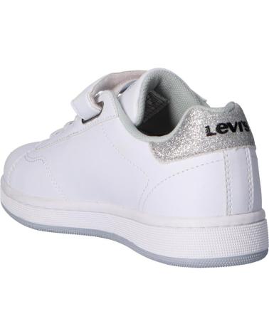 Sportschuhe für Mädchen LEVIS VADS0040S BRANDON 0081 WHITE-SILVER