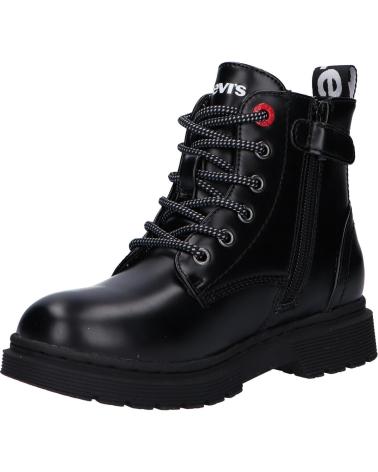 girl boots LEVIS VPHI0020S CLOVER  0562 BLACK BLACK