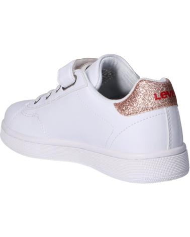 girl sports shoes LEVIS VADS0040S BRANDON  2900 WHITE ROSE
