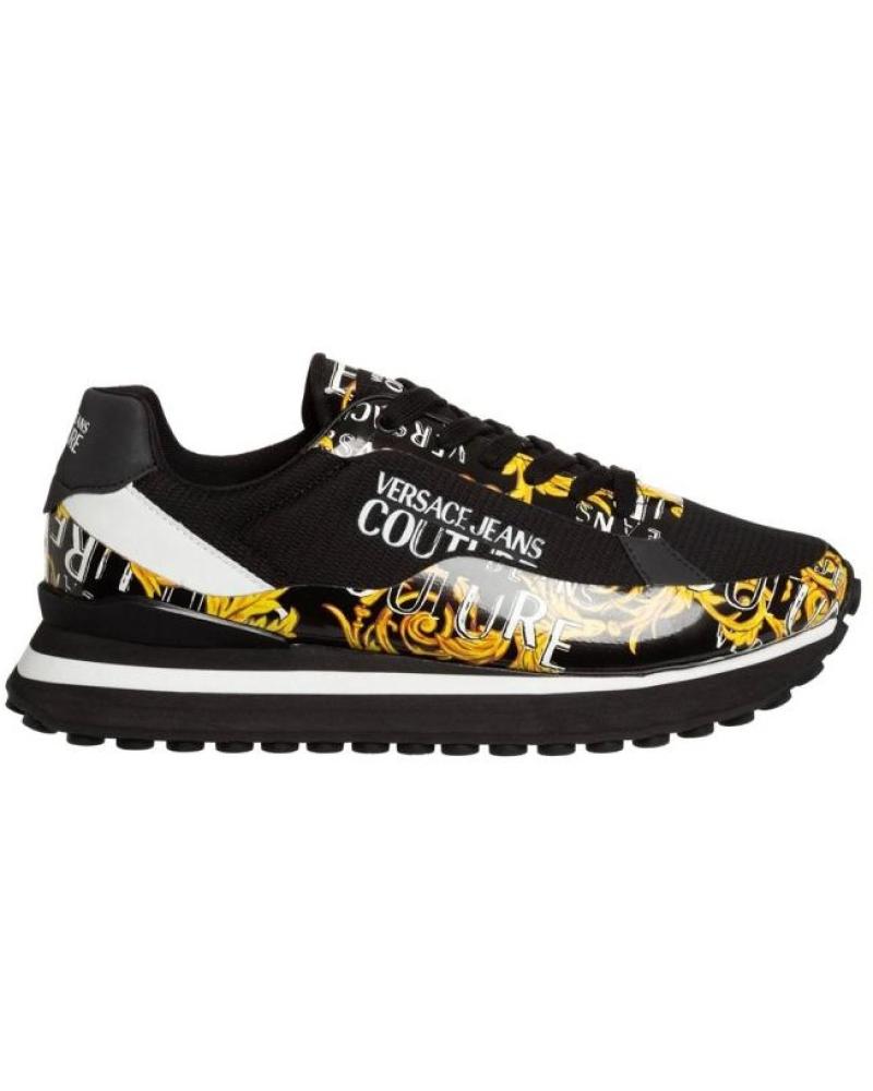 Scarpe sport VERSACE JEANS COUTURE per Uomo 74YA3SA1 ZS653 G89 NEGRO Scarpe sport VERSACE JEANS COUTURE per Uomo 74YA3SA1 ZS653 G89 NEGRO