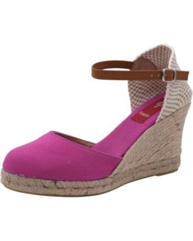 Sandalias de Mujer  SANDALIAS CUNA ESPARTO-YUTE BUGANVILLA ROSA