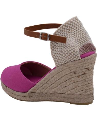 Sandalias de Mujer  SANDALIAS CUNA ESPARTO-YUTE BUGANVILLA ROSA