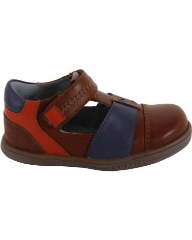 Sapatos KICKERS  de Menino 413540-11 TROPICALI  CAMEL ORANGE