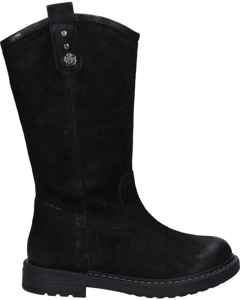Woman and girl boots GEOX J949QE 000MW J ECLAIR C9999 BLACK