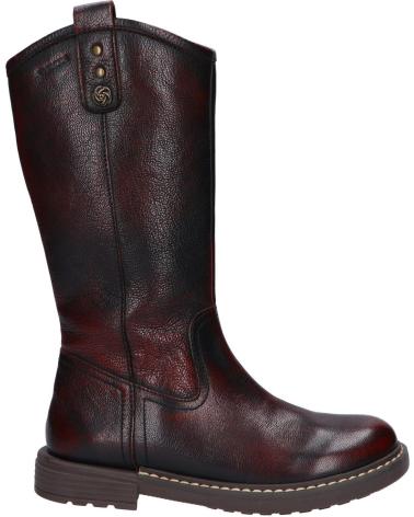 Woman and girl boots GEOX J949QE 00080 J ECLAIR  C6006 DK BROWN