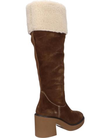 Woman boots GEOX D949UB 023BH D ADRYA MID CR65K TOBACCO-CREAM