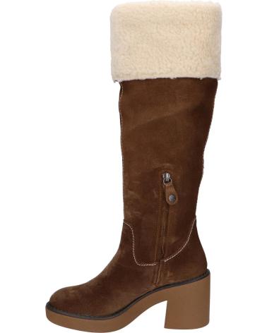 Woman boots GEOX D949UB 023BH D ADRYA MID CR65K TOBACCO-CREAM