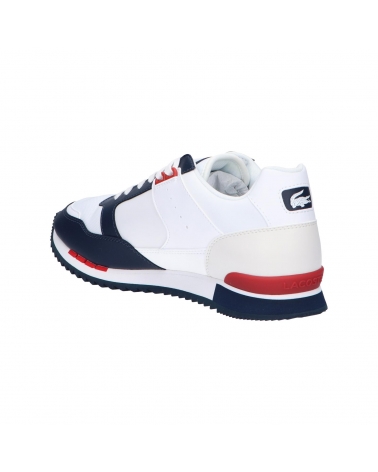 Man Zapatillas deporte LACOSTE 40SMA0025 - PARTNER PISTE  042 WHT-NVY
