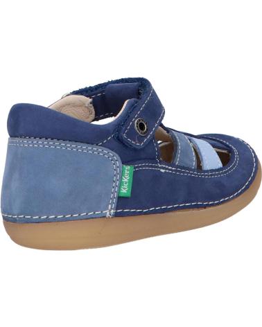 Sandales KICKERS  pour Garçon 611086-10 SUSHY  53 BLEU TRICOLORE