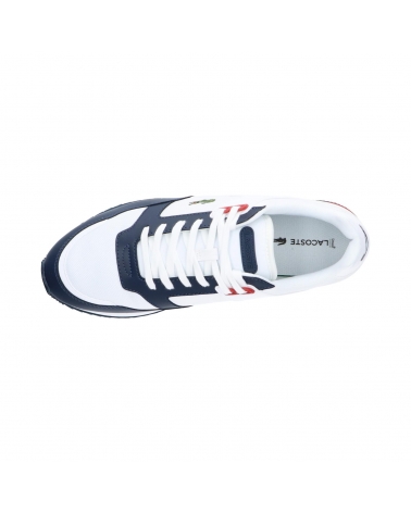 Man Zapatillas deporte LACOSTE 40SMA0025 - PARTNER PISTE  042 WHT-NVY