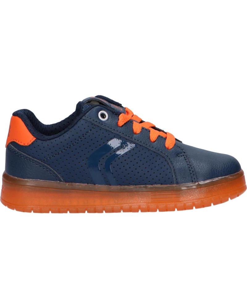 Chaussures De Sport De Nino GEOX J745PB 0BCBU J KOMMODOR C0659 NAVY ORANGE