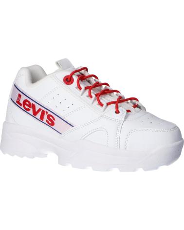 Zapatillas deporte de Niña y Niño LEVIS VSOH0050S SOHO 0079 WHITE RED
