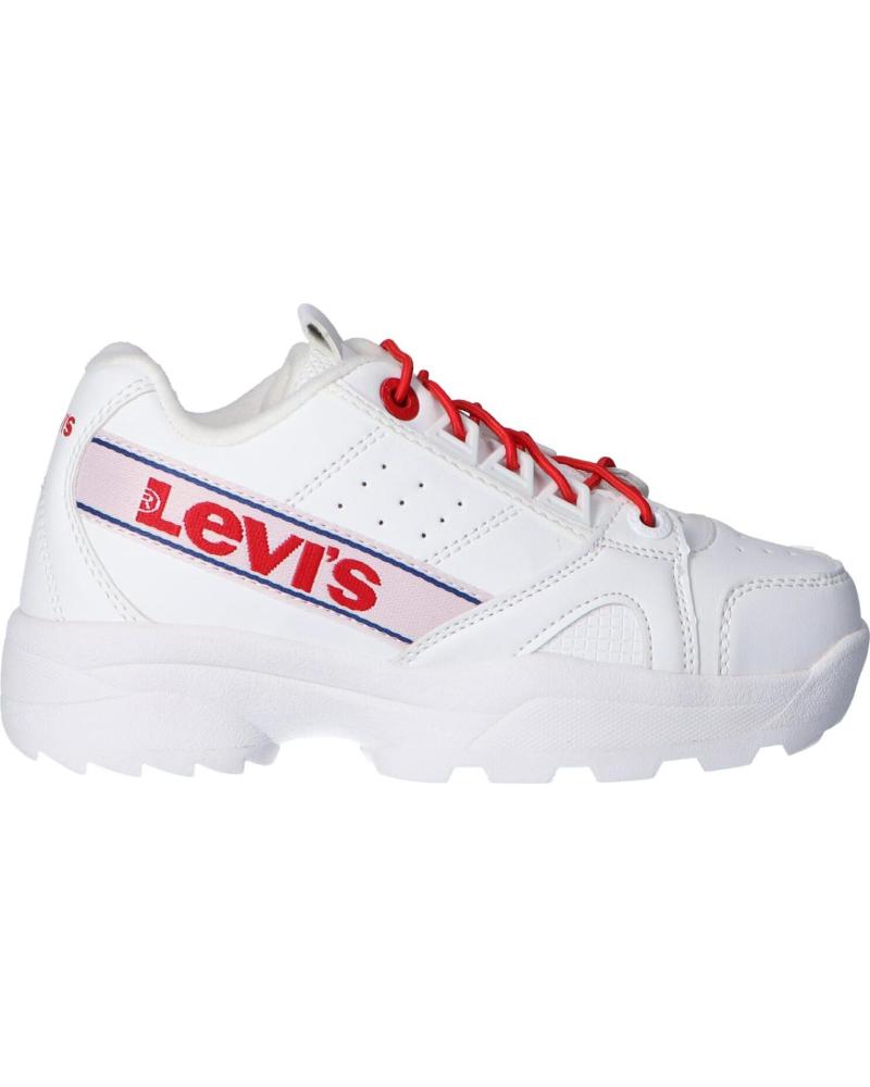Sapatos Desportivos LEVIS  de Menina e Menino VSOH0050S SOHO  0079 WHITE RED
