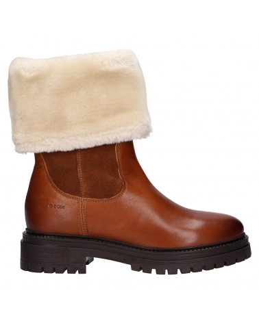 Boots GEOX  für Damen D04HRM 02246 D IRIDEA  C6001 COGNAC